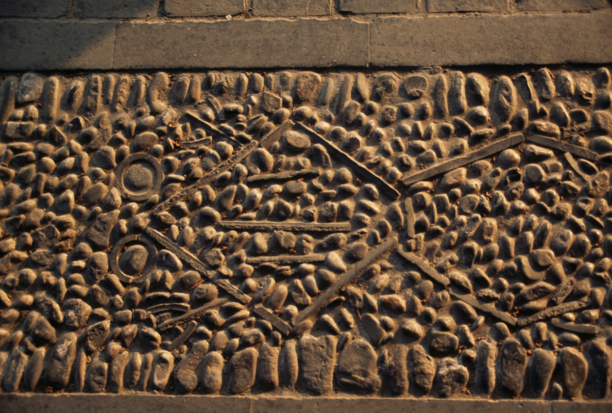 Frosch, Mosaikboden im Sommerpalast (Unesco-Welterbeliste) von William Walcutt