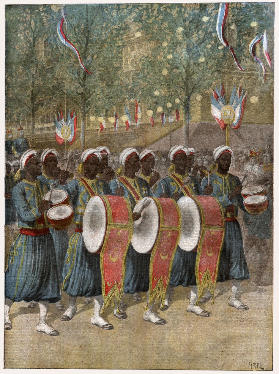 Parade der Turcos von . .