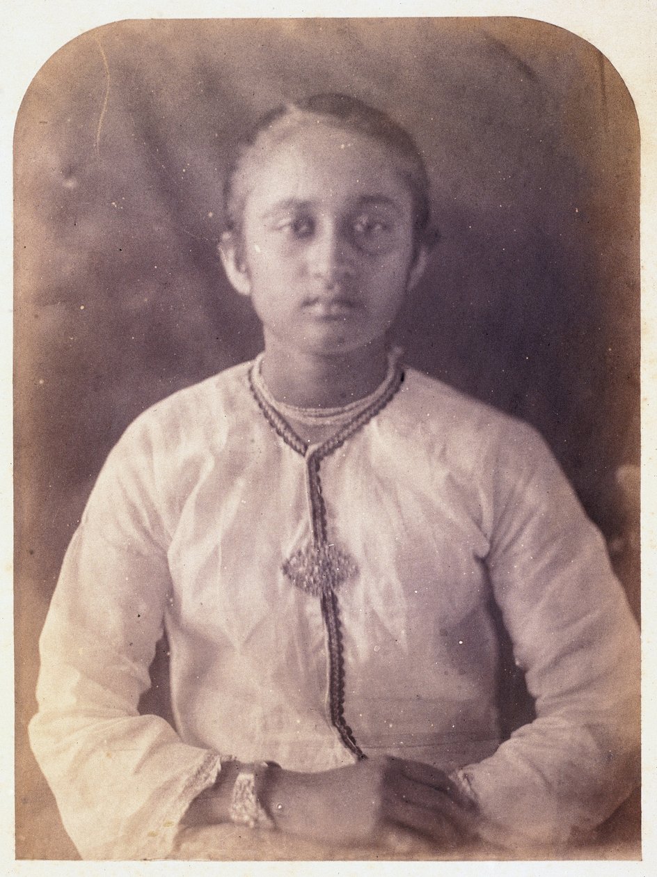 Porträt einer jungen Frau, Ceylon, ca. 1875 von Ferdinand Georg Waldmuller