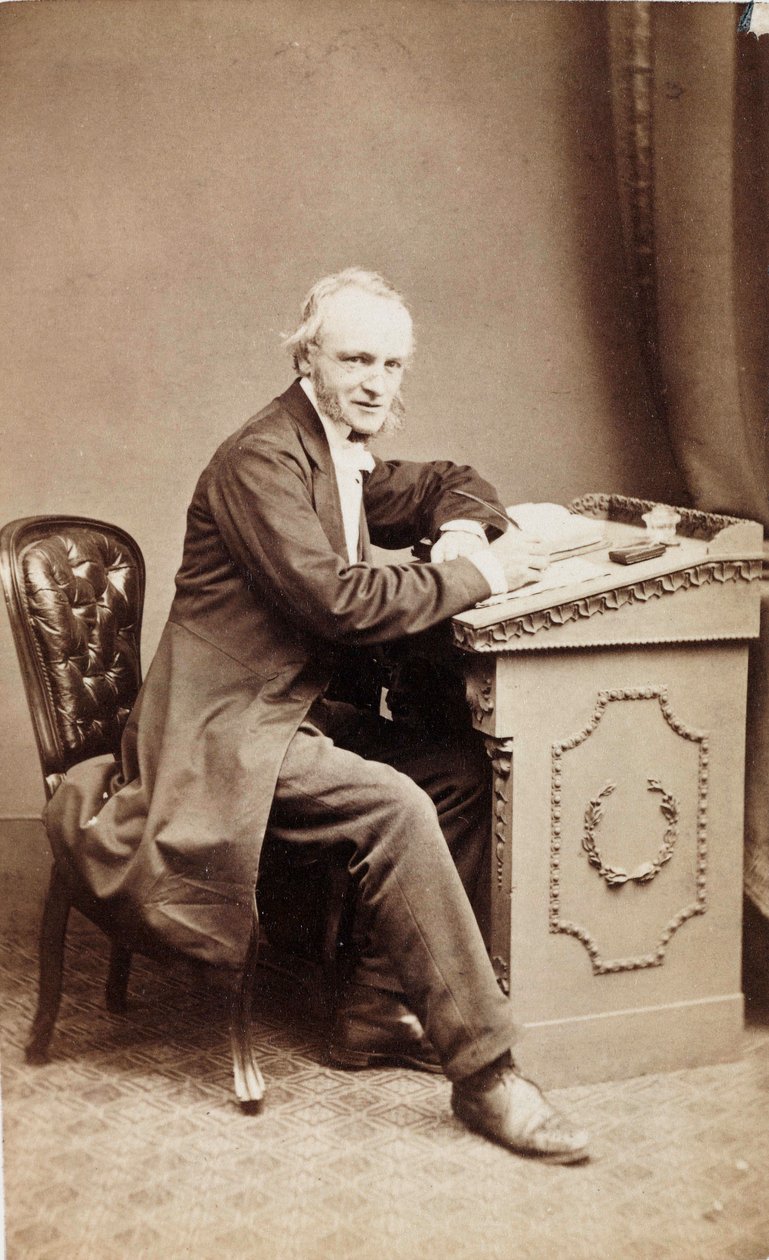 William Crawford Williamson, englischer Naturforscher von Frederick (attr. to) Barnard