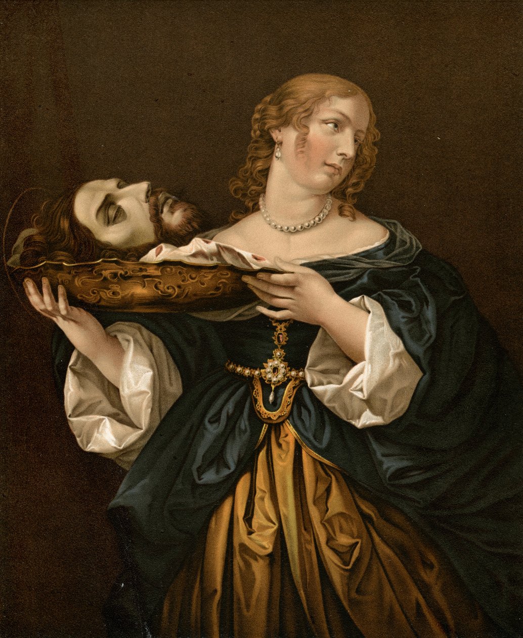 Herodias mit dem Kopf Johannes des Täufers von after Carlo Dolci