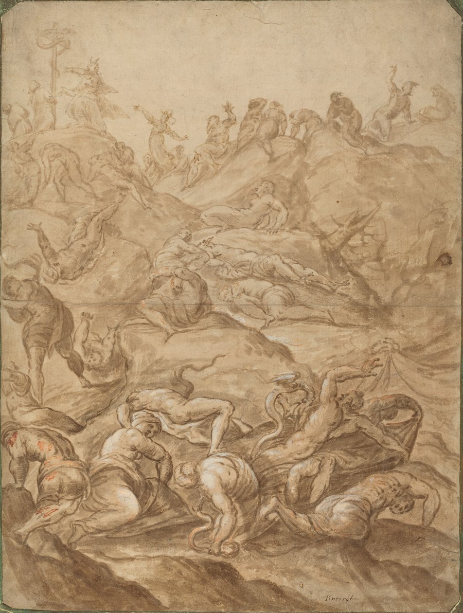 Die eherne Schlange von after Jacopo Tintoretto