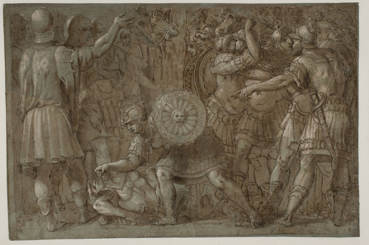 Szene aus der römischen Geschichte von after Polidoro da Caravaggio