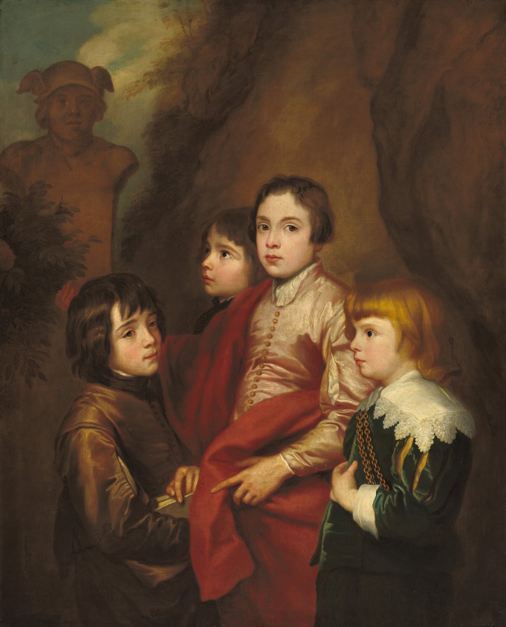 Gruppe von vier Jungen von after Sir Anthony van Dyck