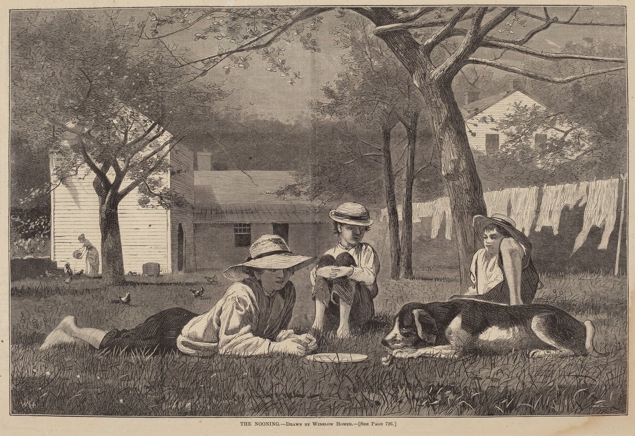 Die Mittagsruhe von Winslow Homer
