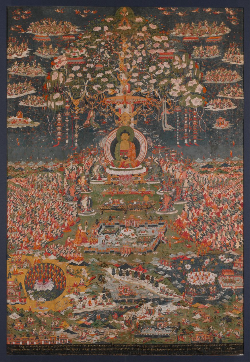 Amitabha, der Buddha des Westlichen Reinen Landes (Sukhavati) von anonymous 