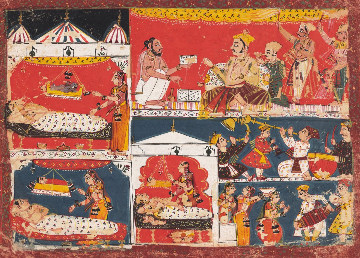 Ayodhya feiert die Geburt von Rama und seinen Brüdern von anonymous 