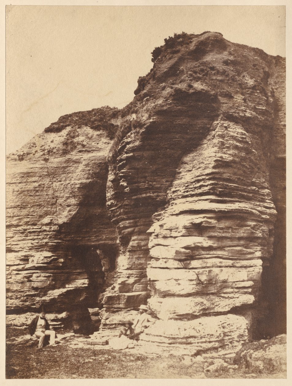 Felsen bei Livermead in der Nähe von Torquay (England) von attributed to John Dillwyn Llewelyn