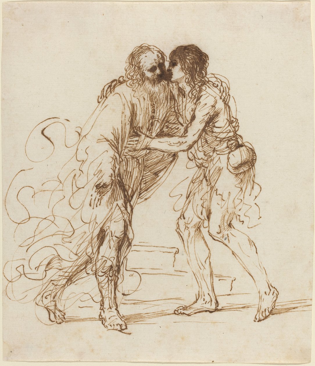 Die Rückkehr des verlorenen Sohnes von called Guercino Giovanni Francesco Barbieri