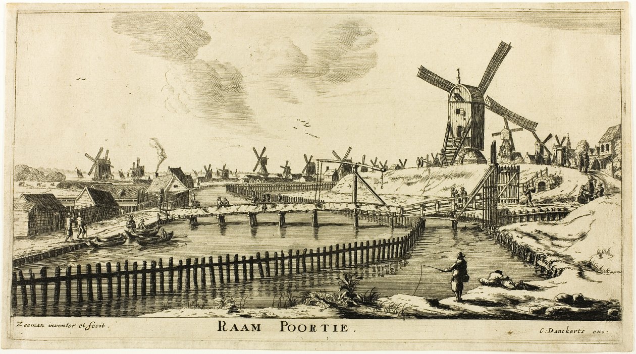 Raamtor, aus Die Acht Stadttore von Amsterdam von called Zeeman Reinier Nooms