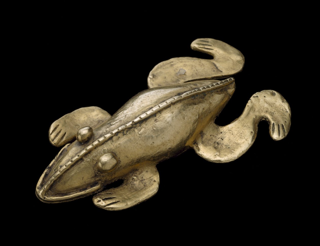 Figur eines giftigen Frosches, 200-1600 n. Chr. von civilization Quimbaya