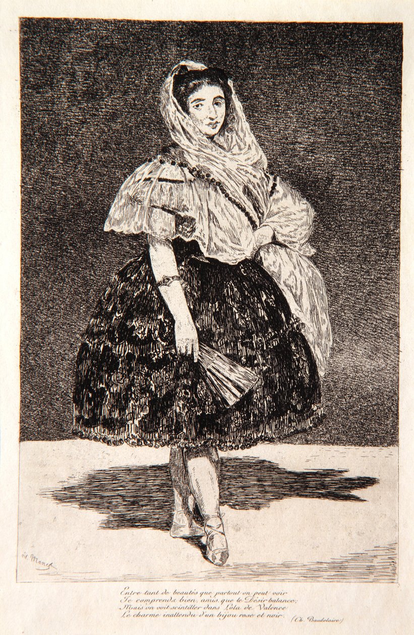 Lola de Valence, 1863 von Édouard Manet