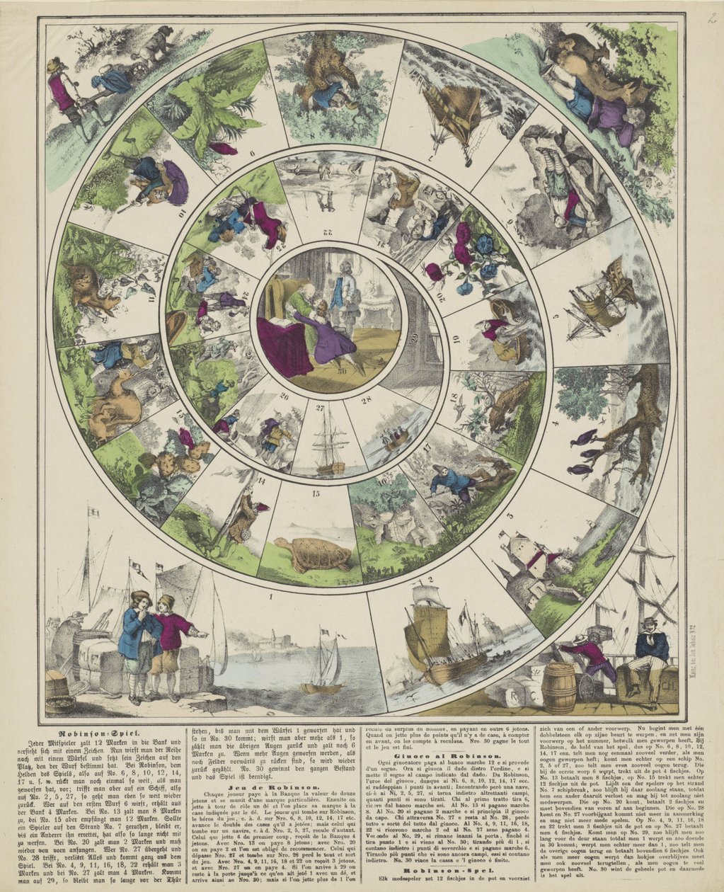 Robinson-Spiel von firma Joseph Scholz