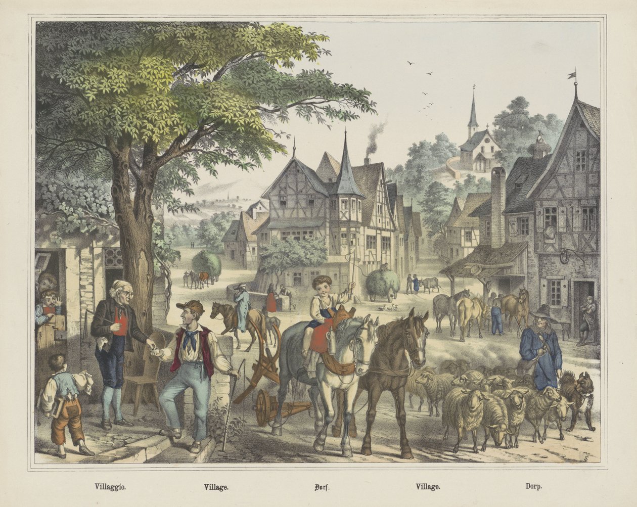 Dorf (Titel auf Objekt) von firma Joseph Scholz