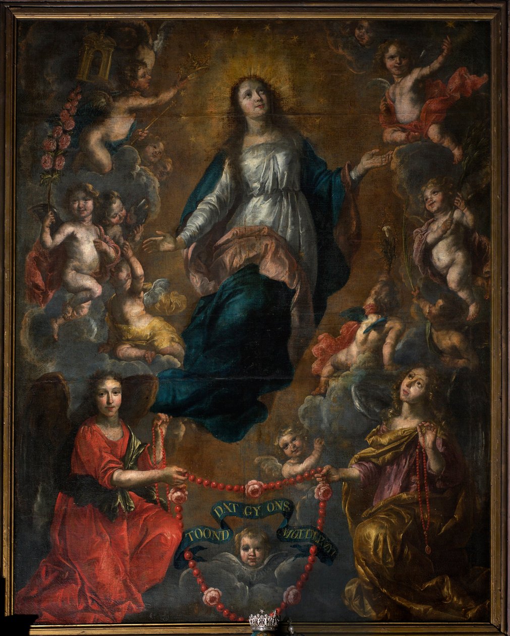 Pfarrkirche (Parochiekerk Sint-Joris). Innenansicht. Mariä Himmelfahrt. Nicolas de Liemaeckere. 1640. von or Liemaecker Nicolaas de Liemakere