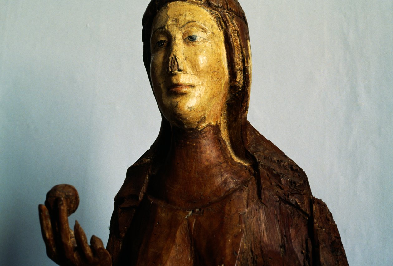Weibliche Figur, Holzstatue von Unbekannt Unbekannt