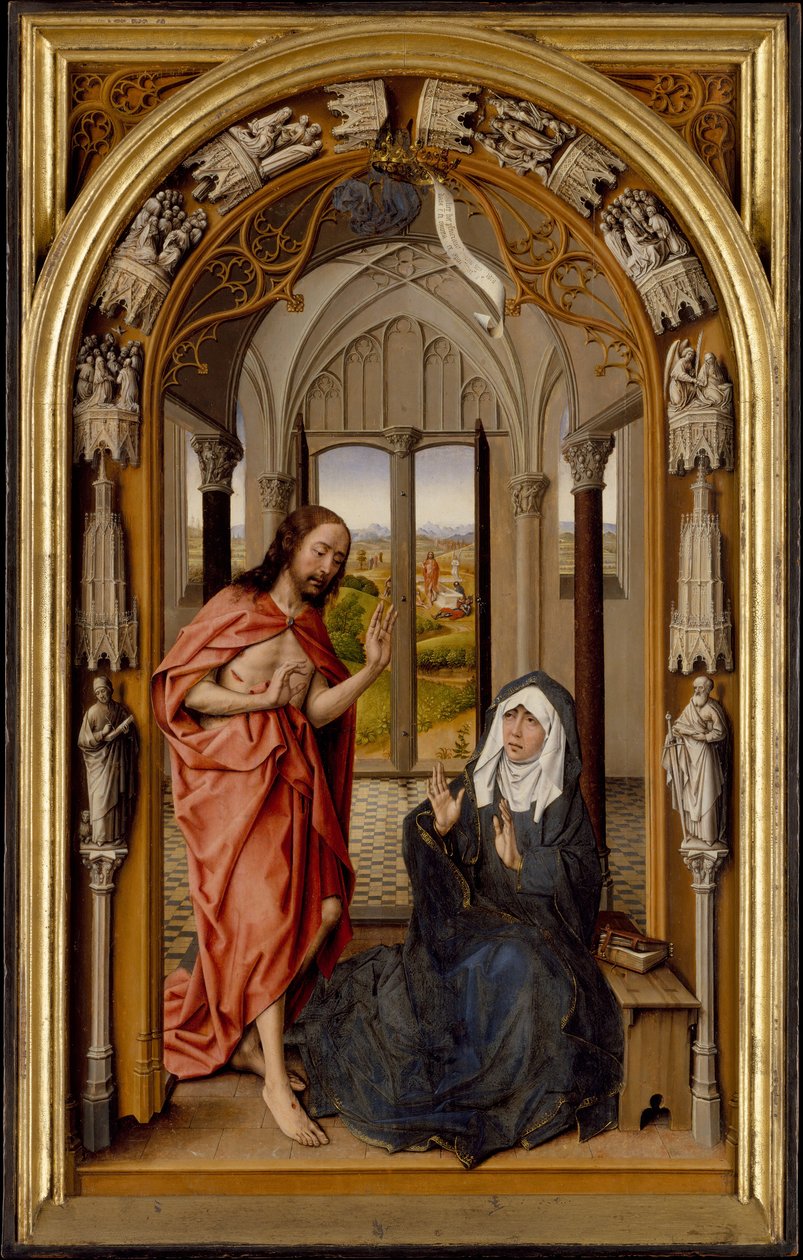 Christus erscheint seiner Mutter, ca. 1496 von the Elder Juan de Flandes