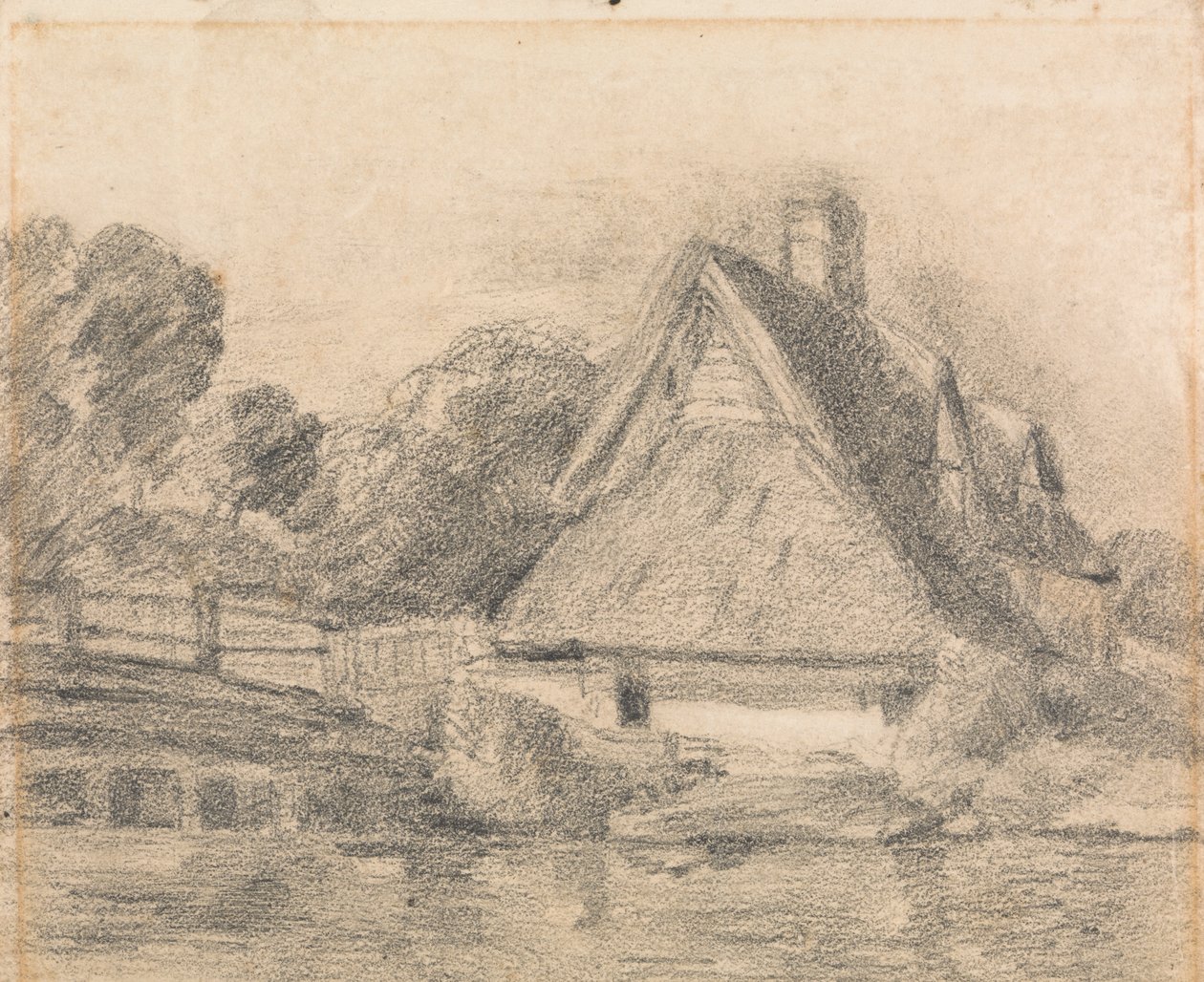 Flatford Cottage von unknown artist
formerly John Constable