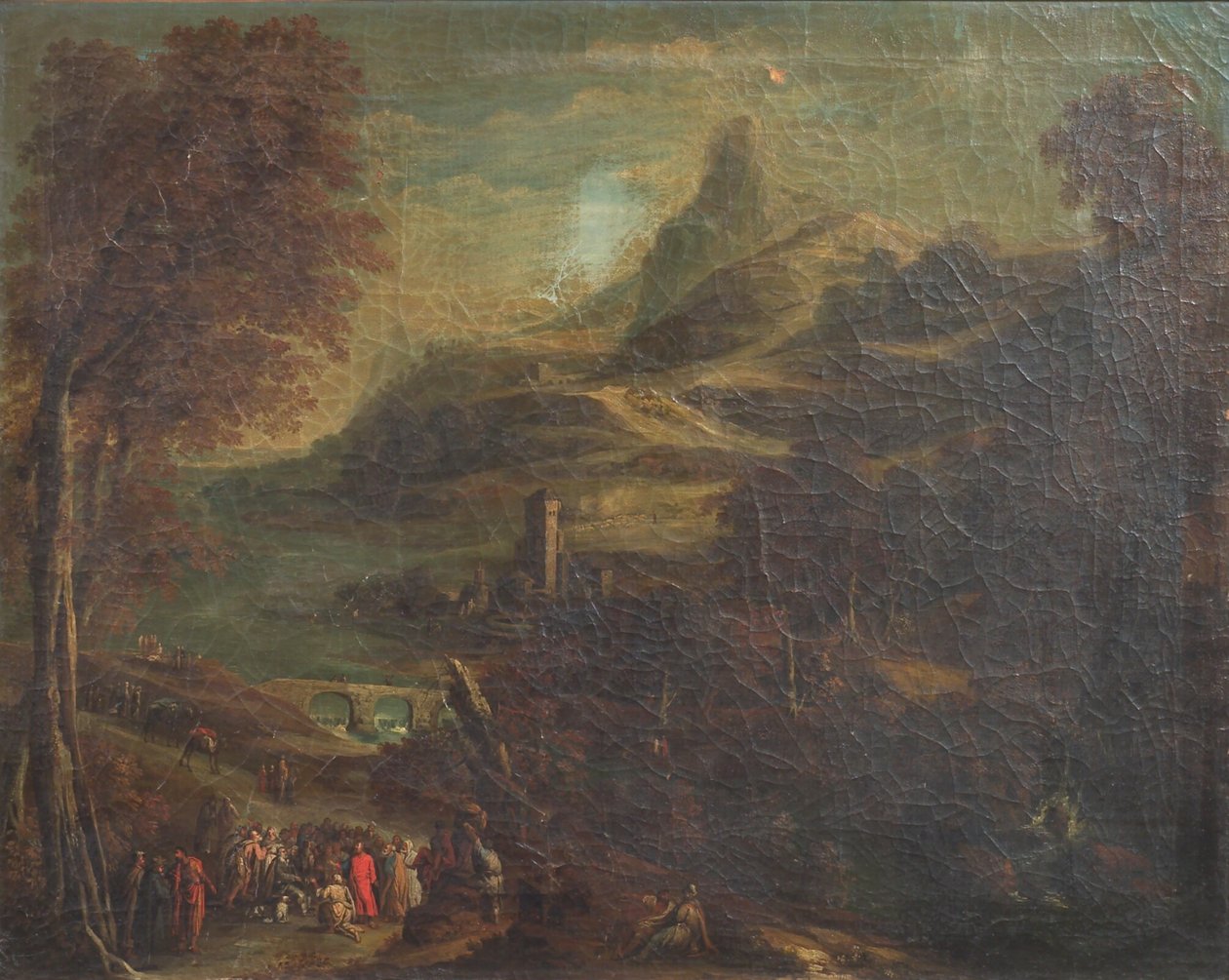 Landschaft mit biblischer Staffage von van de Laeter