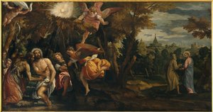 Taufe und Versuchung Christi, ca. 1582