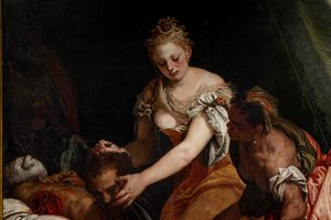 Judith mit dem Kopf des Holofernes (Detail)