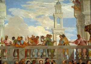 Die Hochzeit zu Kana, Detail: Balkon