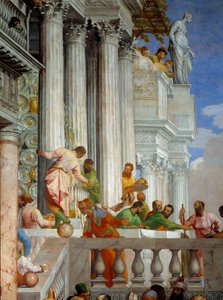 Die Hochzeit zu Kana (Detail: Säulen und Balkon)