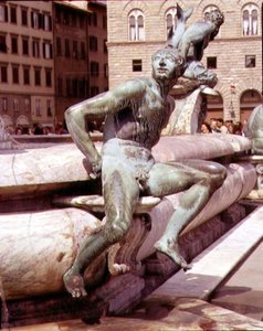 Der Neptunbrunnen (Detail)