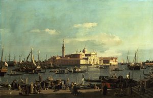 Ein Blick auf das San Marco Becken von der Riva Degli Schiavoni, Venedig von Canaletto