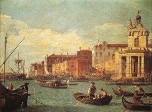 Das Zollhaus und der Giudecca-Kanal von (1697 1768) Canaletto
