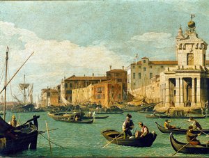 Punta della Dogana und Giudecca-Kanal, Venedig von Canaletto