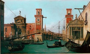 Die Arsenalbrücke in Venedig