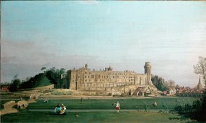 Ansicht von Warwick Castle von Canaletto