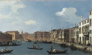Ansicht des Santa Chiara Kanals, Venedig, ca. 1730 von (1697 1768) Canaletto