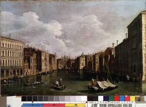 Blick auf den Canal Grande in Venedig
