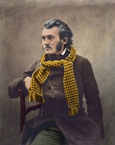 Gustave Doré (1832-1883) von Felix Nadar - spätere Kolorierung von Nadar