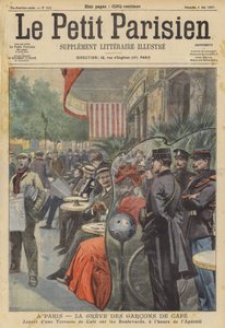 Streik der Café-Kellner in Paris