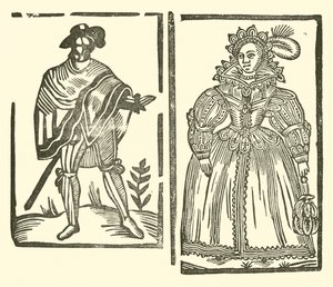Illustration für The Roxburghe Ballads (Holzschnitt)