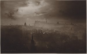 Auld Reekie (s/w Foto) von (after) English photographer