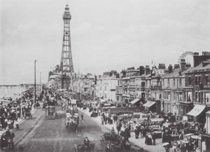 Zentrale Promenade, Blackpool von (after) English photographer