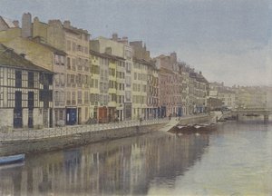 Bayonne, ein Kai der Nive