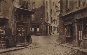 Ecke der Straßen Fromentel, Saint-Hilaire, Jean-de-Beauvais und Impasse Charretière im Jahr 1866