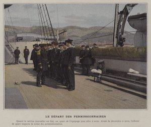 Abfahrt der Urlauber von (after) French Photographer
