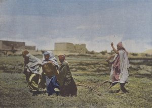 Le Labourage en Kabylie von (after) French Photographer