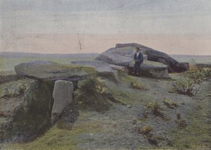 Der Dolmen von Mane-Lud, Locmariaquer (Farbfoto)