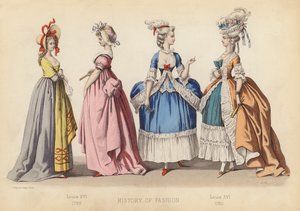 Mode in Frankreich: Louis XVI 1789; Louis XVI 1780