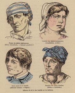 Einfluss der Sonne und geografische Lage auf Menschen von (after) French School