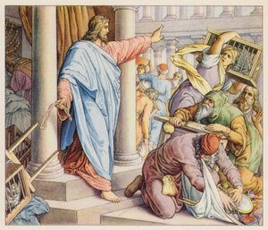Jesus reinigt den Tempel