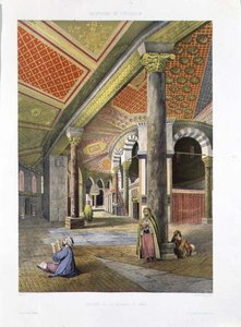 Die Galerie der Omar-Moschee, aus 