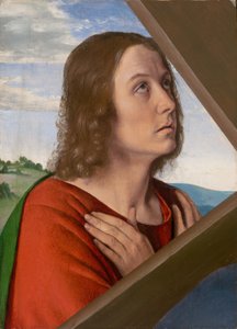 Fragment von Christus trägt das Kreuz: Heiliger Johannes der Evangelist